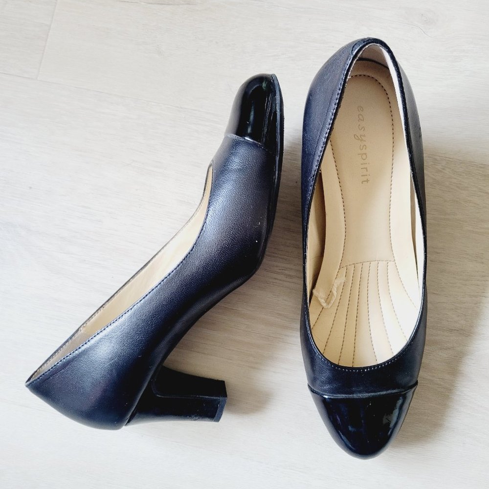 EASY SPIRIT black leather heels